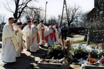 Liturgię zamknęła modlitwa przy grobie ś.p. ks. Andrzeja Bonieckiego